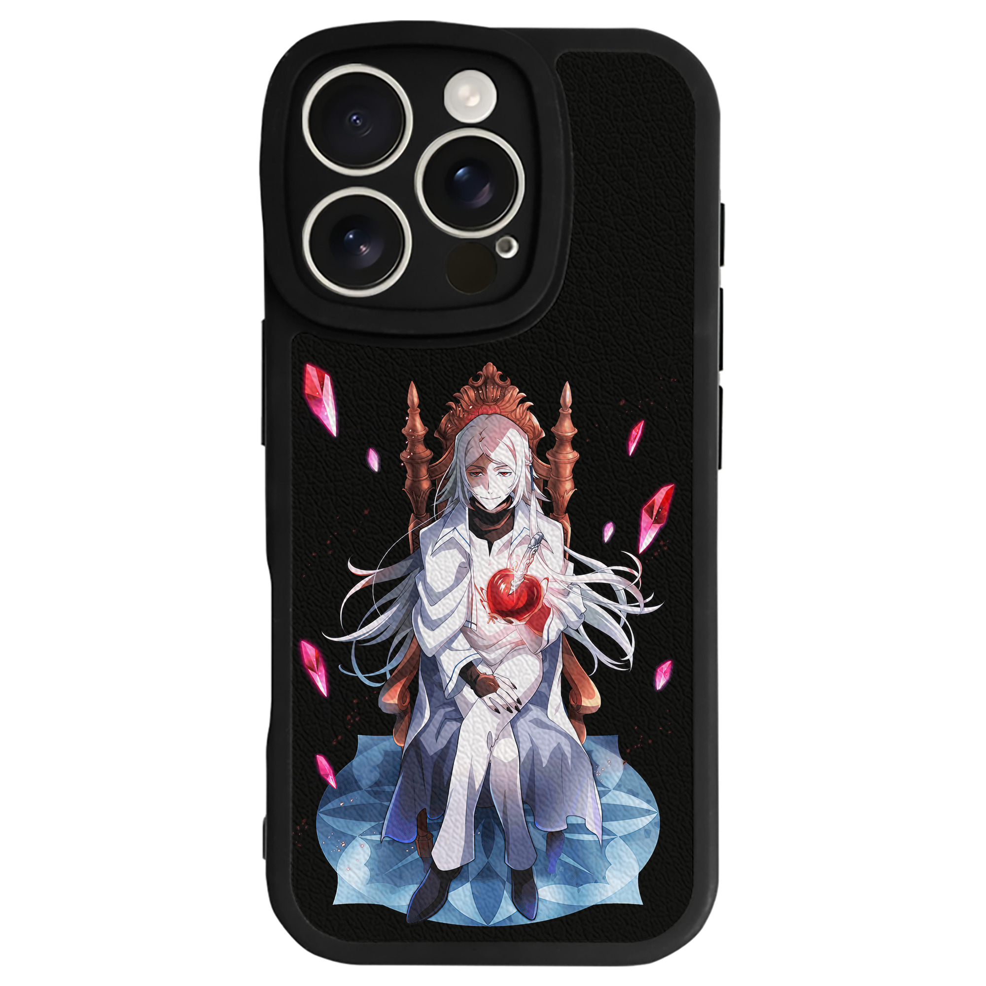 （画像用） 文豪ストレイドッグス Bungo Stray Dogs 【iPhone 16シリーズ対応】シリコンスマホケース（レザー調） 材質：シリコン